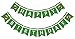 Maplelon Football Birthday Party Banner | Sports Bday Bunting Sign Decorations