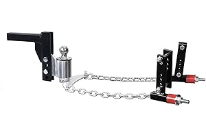 ANDERSEN HITCHES | 3380 | Weight Distribution Hitch | 2" Shank, 8" Drop, 2-5/16" Ball, 14K GTWR, 3/4/5/6" Brackets | Bounce and Sway Control | Towing Accessories