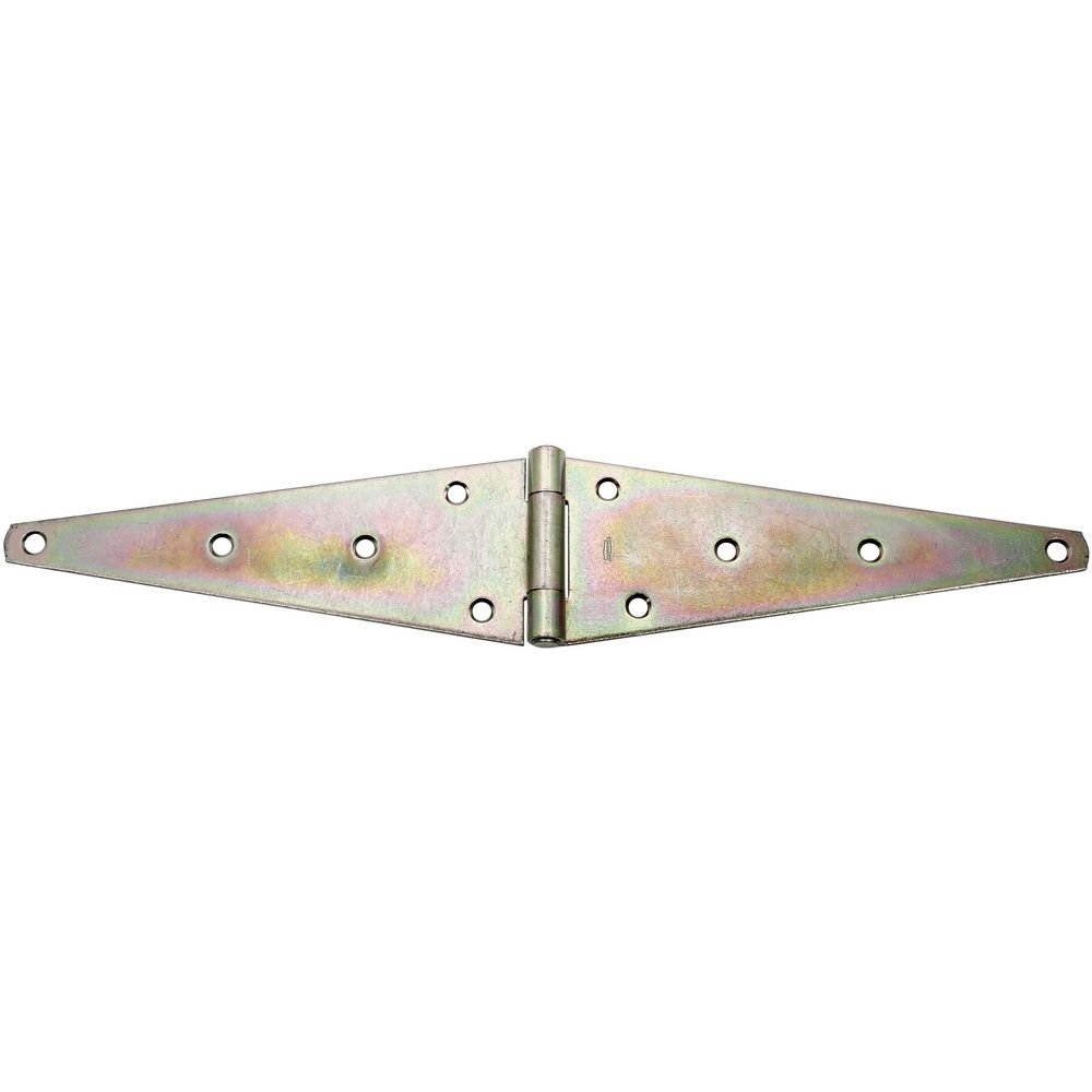 National Hardware N127-910 282BC Heavy Strap Hinge in Zinc plated