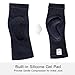 Ankle Brace Compression FREETOO Silicone Support Sleeve with Silicone Inserts for Athletics, Injury Recovery, Joint Pain, Eases Swelling L