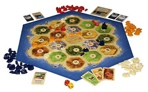 Superheated Neurons Catan Base Game | 3-4 Players | Official Version | English And Arabic Language | Family Game For Ages 10+ | Board Game - Strategy, Original - Made In Germany, ‎693602