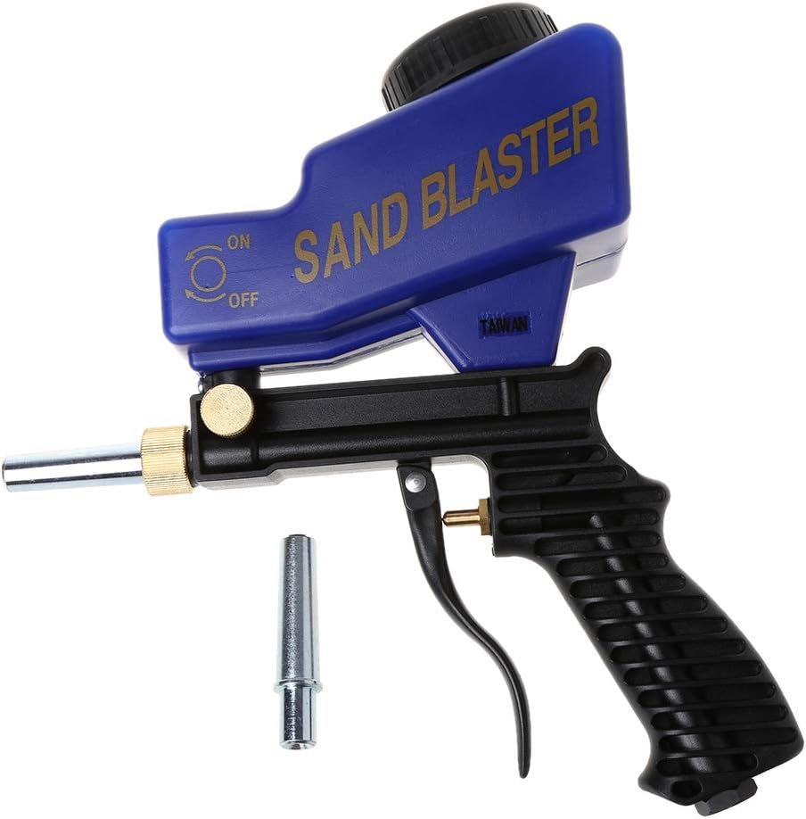 Sarora - Portable Gravity Sandblasting Gun Machine Abrasive Pneumatic Set Removing Spot Rust Blasting Device
