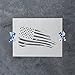 American Flag Rugged Patriotic Stencil - USA Template