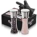 Salt and Pepper Grinder Set Spice Mills And Shakers W/ Free Gift 5 Finger Cooking Glove by Good4