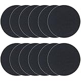 12 Pack Charcoal Filters for Kitchen Compost Bin Pail Replacement Filter Countertop Home Bucket Refill Sets, Round