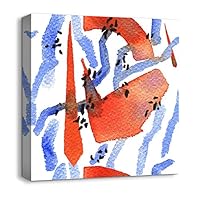 Canvas Wall Art Abstract Color Canvas Prints Home Artwork Decoration for Living Room,Bedroom - 12x12 inches