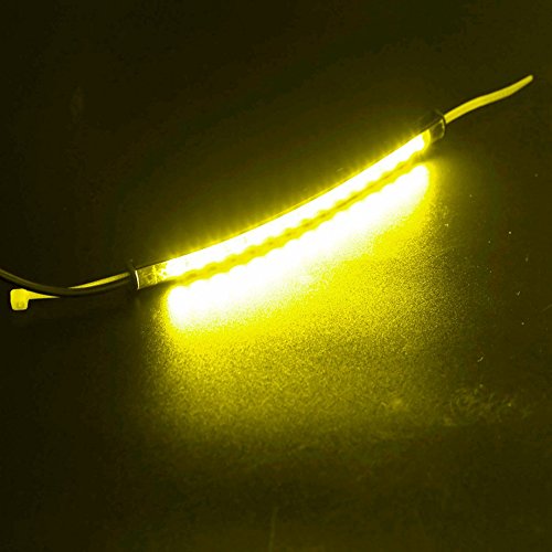 Motorcycle Fork Light Strips IMISO 2 x 15 LED Turn Signals/Running / Brake/License Plate Lights - IP65 Waterproof Universal Lights Strip Kit for Harley Motorbike - Thumbnail 6