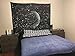 HAOCOO Starry Sky Pattern Wall Hanging Tapestry for Bedroom / Living Room / Dorm Accessories (51 x 60 Inch, Moon Constellations)
