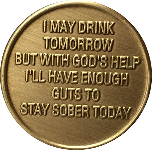 AA Coffee Pot Bulk Lot of 25 Medallions Chips Bronze I May Drink Tomorrow