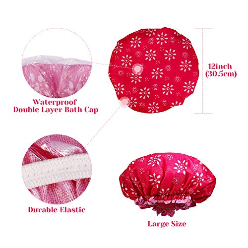 image for Anezus 4 Pack Hair Towel Wrap Microfiber Hair Turban Bath Shower Dryin