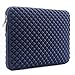 MOSISO Laptop Sleeve Compatible with 13-13.3 inch MacBook Pro, MacBook Air, Notebook Computer, Diamond Foam Neoprene Bag with Small Case, Navy Blue