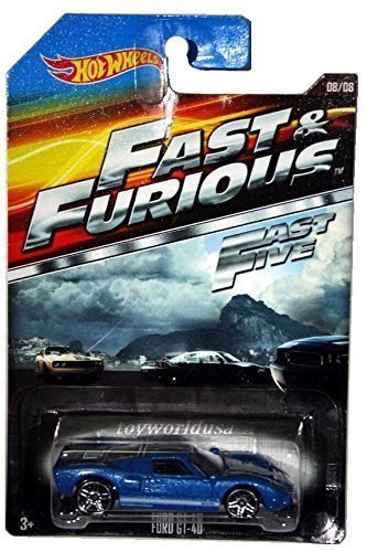 Fast & Furious Movie car FORD GT-40 hot wheels fast five rare 08/08