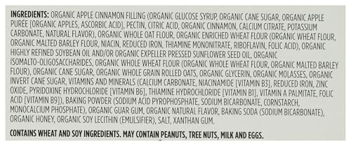 365 BY WHOLE FOODS MARKET, ORGANIC APPLE CEREAL BAR 6 COUNT, 7.8 OUNCE