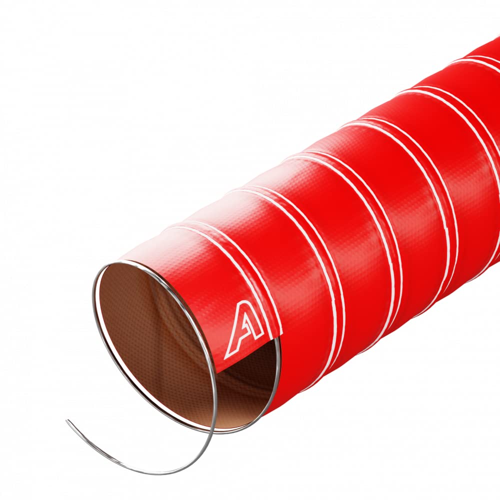 45mm Red Silicone Air Ducting 1 Metre
