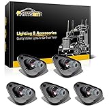 Partsam 5X Cab Roof Running Marker Bases Replacement for 1999-2017 Ford F150 F250 F350 F450 Super Duty Cab Marker Led Light Roof Light Base