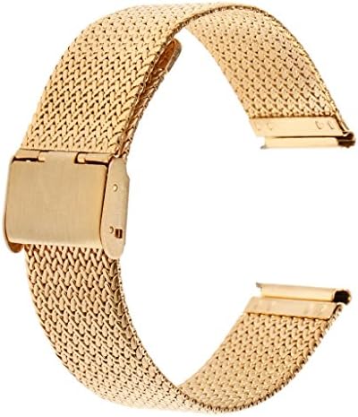 Blesiya Shark Mesh Watch Band Replacement Stainless Steel Milanese Watch Strap Bracelet 20mm