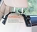 PLUSLOR Headrest Hooks for Car, Car Headrest Hooks for Front Back Seat - Handy for Purse, Grocery Bags, Handbag and Backpack(Set of 4)