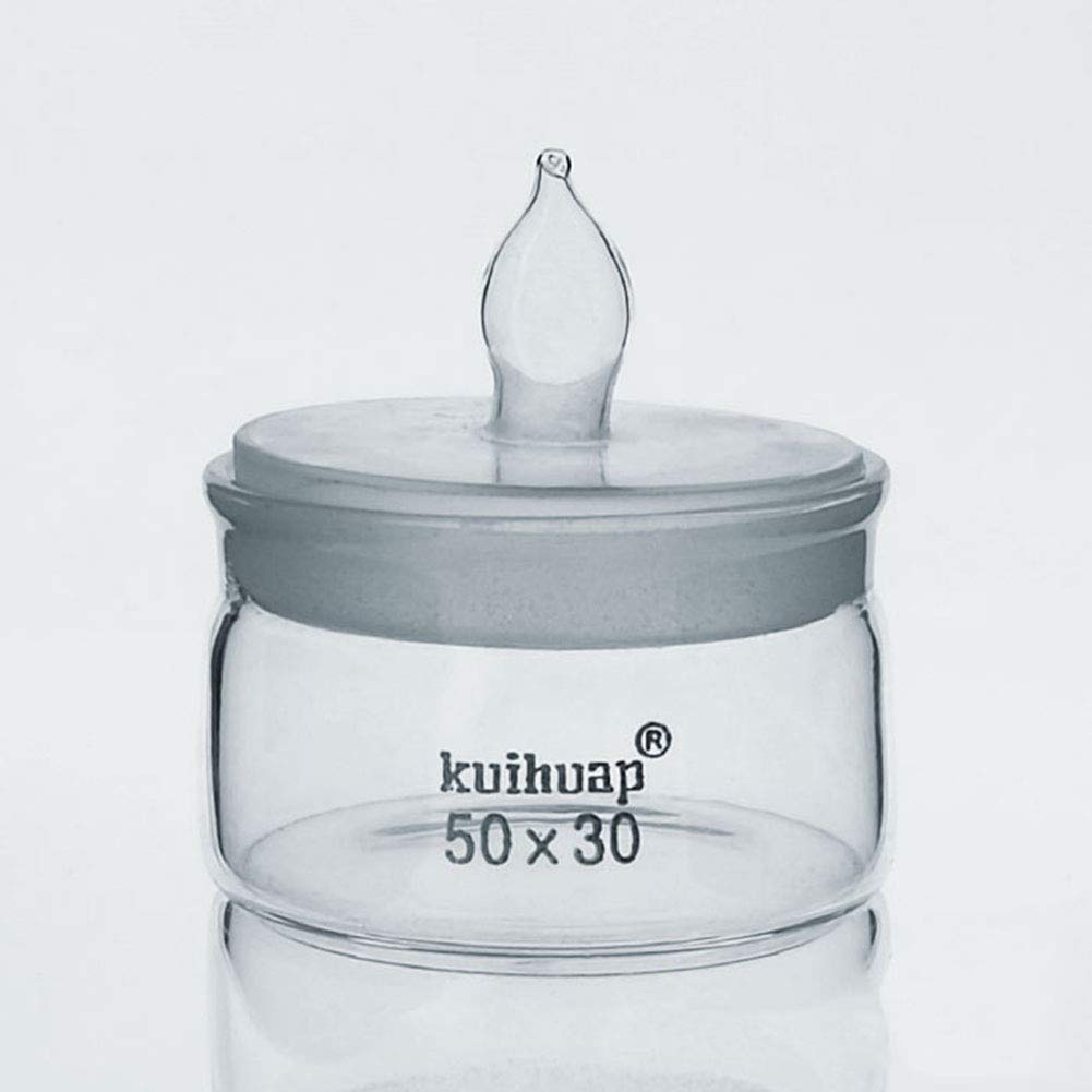 LowForm 40x25mm Tansoole Glass Round Weighing Bottle with Stopper Pack
