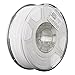 eSUN 3D 3mm PETG Solid White Filament 1kg (2.2lb), PETG 3D Printer Filament, Actual Diameter 2.85mm +/- 0.05mm, Solid Opaque White
