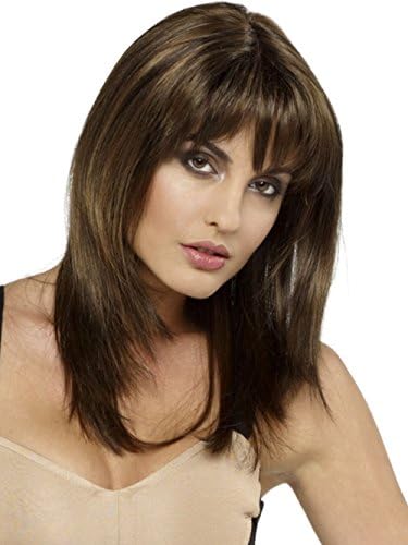 RainbowWigs Sexy Fantasy Women Long Medium Brown Straight Wig for Women