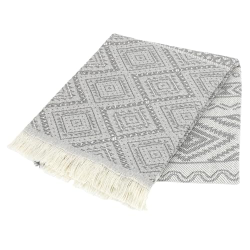 Alexandra House Living Decke Tunez, grau, 225 x 260 cm