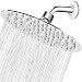 High Pressure Shower Head, 8 Inch Rain Showerhead, Ultra-Thin Design-Better Pressure Boosting, Awesome Shower Experience Even At Low Water Flow, Nearmoon High Flow Stainless Steel Rainfall Shower Head