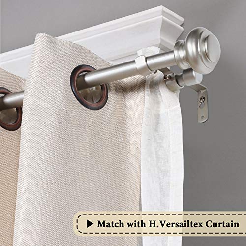 H.VERSAILTEX Window Treatment Rod Set Adjustable Length