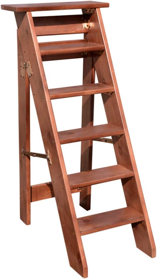 Escalera de Taburete Plegable de 6 peldaños, escaleras para escaleras