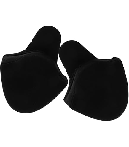 ear wamers for motorcycle half helmets 2pcs Helmet Pads - 1/2 Helmet Earmuffs/ Warmers - Wind Noise Reduction & Protect Ears the weekender bag and one size doesnt Must be bio pace Color:WILD ECLYPSE