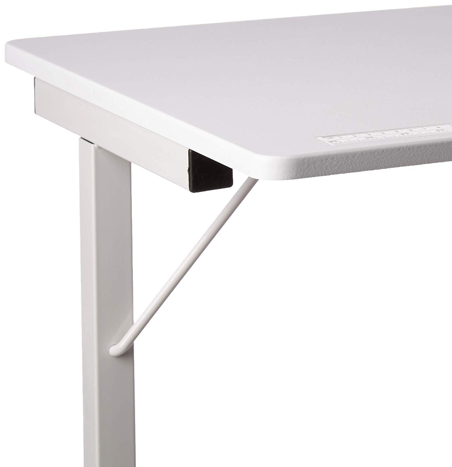 SewingRite SewStation 101 Portable Folding Sewing Table with Steel Legs, White - Perfect for Home, Office and Business