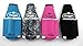 Chuggie Beer Bottle with Two Pockets, Holds Phone, Keys and Accesories, 3mm Neoprene (4 Pack)