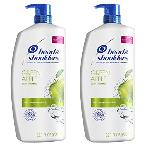 Head and Shoulders, Shampoo, Anti Dandruff, Green Apple, 32.1 fl oz, Twin Pack