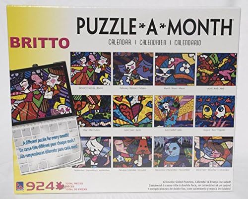 PuzzleAMonth Calendar - Romero Britto by Sure-Lox
