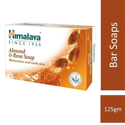 buy himalaya herbals moisturizing almond and rose soap 125g online at low prices in india amazon in