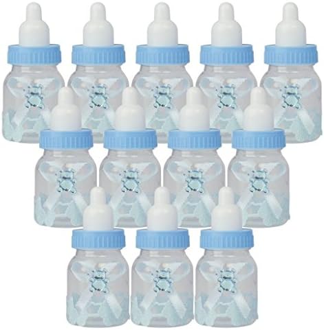 Myoffice ベビーシャワー 哺乳瓶 ベビー ミルクボトル パーティー キャンディボトル 好意 再再販 ギフト ブルー 装飾 Myoffice ベビーシャワー 哺乳瓶 ベビー ミルクボトル パーティー キャンディボトル 好意 再再販 ギフト ブルー 装飾