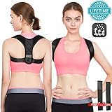 Posture Corrector for Women Back Corrector for Men Effective and Comfortable Adjustable Posture Corrector Belt Invisible Upper Clavicle Straightener (Posture Corrector-M(25'-45'))