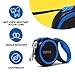 Triton Retractable Dog Leash - 16 Foot Reinforced Nylon Ribbon - One Touch Locking - Anti Slip Handle Collapsible Water Bowl