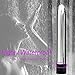 Vibrator, Oomph! 7 Inch Multi-Speed Vibrator Waterproof G-spot Massager AV Vibe Female Masturbation Toy Battery Included- Silver