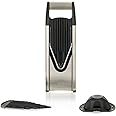 Börner Mandoline Slicer V6 (Basic Set) • Stainless Steel Slicer with V-Blade • Adjustable Vegetable Slicer for Vegetables & Fruits • Slices in 3 Thickness Settings • Includes Safety Guard