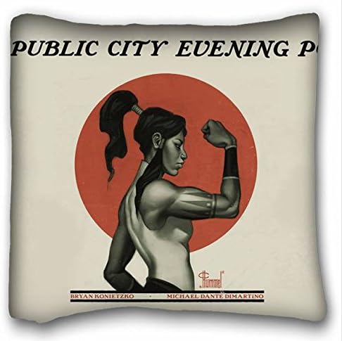 Custom Characteristic ( Avatar Anime Avatar The Legend Of Korra ) Pillowcase Cover 16"X16" One Side suitable for California King-bed PC-Red-14941