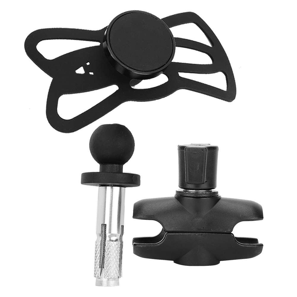 Yctze For Fork Stem Sportsbike Motorcycle Mount - Universal Phone Holder for 16-19mm Stem/Yoke, GPS Navigation, Lightweight, Water Resistant