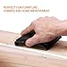 Sandpaper and sanding block kit ,42 Piece 120 to 3000 Grit sandpaper assorted, Wet and dry sandpaper sheets 9 X 3.6 inch,Abrasive paper WITH A Heavy Duty Rubber Sandpaper Block