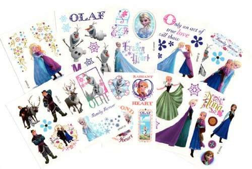 UPC 635111029369, Disney Frozen Temporary Tattoos (Set of 10 Sheets)(Includes Princess Anna, Queen Elsa, Olaf, Kristoff and Sven)