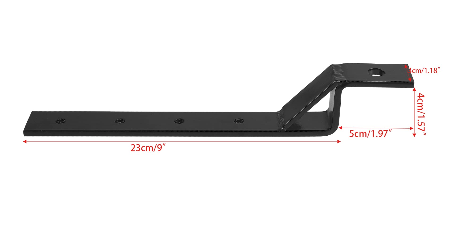 Motorcycle Universal Saddlebag Mounting Bracket Adjustable Hard Saddle Bag Mounting Bracket Kit,Black