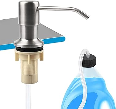 Seifenspender für Küchenspüle und Verlängerungsrohr Kit Edelstahl
