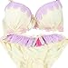 Etosell Womens Lingerie Ruffle Push-Up 3/4 Cup Lace Underwear Bra Set Brassiere