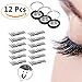 [Upgraded] RB Beauty False Magnetic Eyelashes 3D Reusable Fake Eyelashes , 6 Pairs 12 Pieces, Ultra Thin, Natural Look