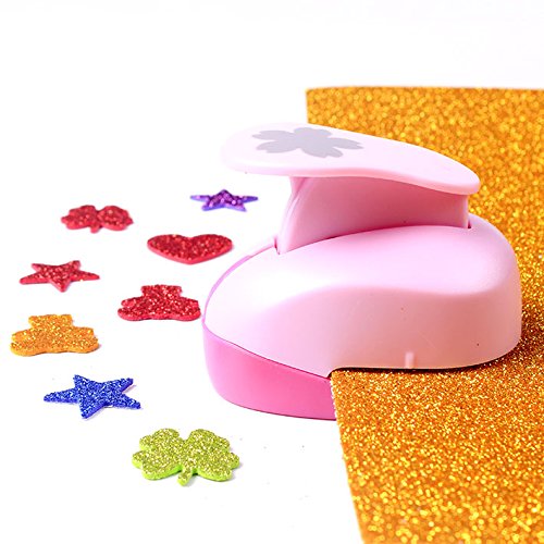 Sunny W Craft Punch Paper Punch Scrapbooking Punches Diy Paper Cutter Eva Foam Maker Paper Drillers,Heart Shaped