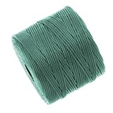 BeadSmith Super-Lon Cord - Size #18 Twisted Nylon - Vintage Jade (77 Yard Spool)
