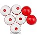 25pcs Fishing Bobbers Assortment, Small Floats for Fishing 1inch Hard ABS Push Button Fishing Floats Bobbers